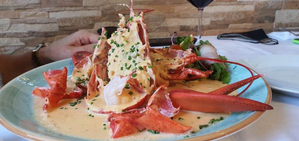 Lobster Diablo, Franks Restaurante