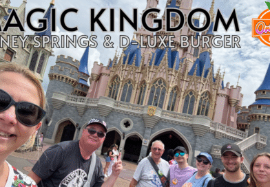 Day at First Disney World Magic Kingdom and D-luxe Burger at Disney Springs
